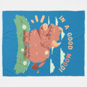 良いモードで フリースブランケット (正面(横))