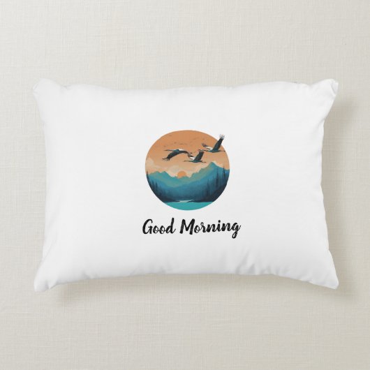 良いモーニング枕 アクセントクッション (正面)