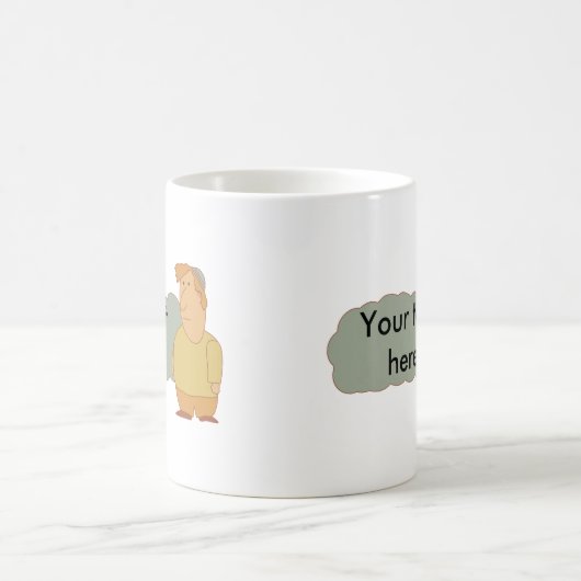 良いユダヤ人の男の子のカスタマイズ可能なマグ コーヒーマグカップ (中央)