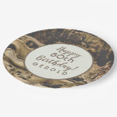 良いヴィンテージ80年 ペーパープレート (アングル)