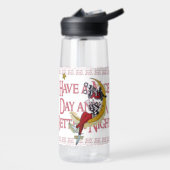 良い一日とより良い夜のカスタマイズボトルを持つ ウォーターボトル (左面)