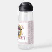 良い一日とより良い夜のカスタマイズボトルを持つ ウォーターボトル (背面)