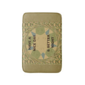 良い一日とより良い夜風呂マットを持っている バスマット (正面縦)