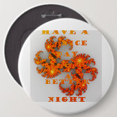 良い一日と良い夜を過ごす 缶バッジ (正面&裏面)