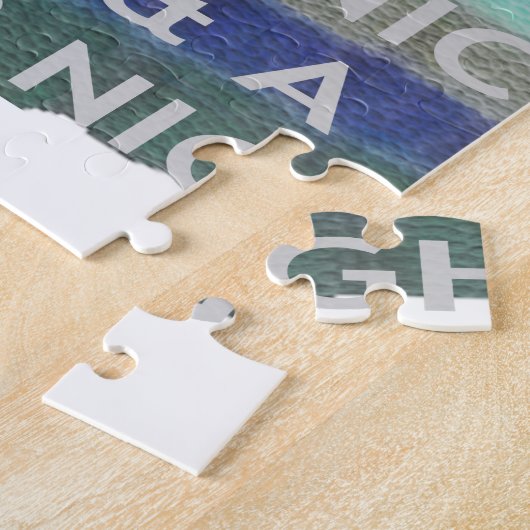 良い一日と良い夜を過保ごすこと。 ジグソーパズル (側面)