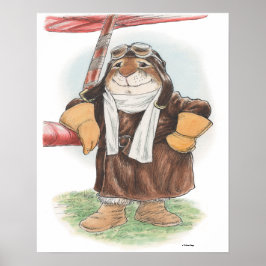 "良い一日を持って、エース"パイロットウサギプリント ポスター