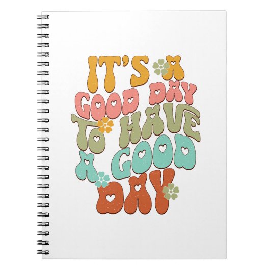 良い一日を過ごすには良い日だ ノートブック (正面)