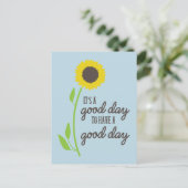 良い一日を過ごすのは良い日だ ポストカード (スタンド正面)