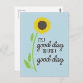 良い一日を過ごすのは良い日だ ポストカード (正面/裏面)