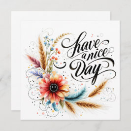 良い一日を過ごすフローラ