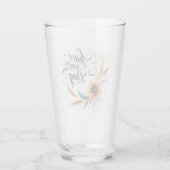 良い一日を過ごすフローラ タンブラーグラス (裏面)