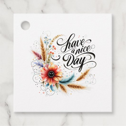 良い一日を過ごすフローラ フェイバータグ (正面)