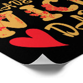 良い一日を過ごす感動的 ポスター (角)