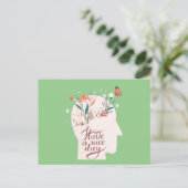 良い一日を過ごす インビテーションポストカード (スタンド正面)