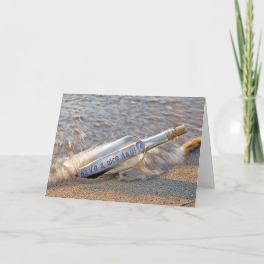 良い一日を過ごす カード (正面)