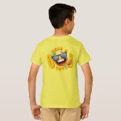 良い一日を過ごす | キッズ Tシャツ (裏面フル)