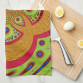 良い一日を過ごす キッチンタオル (四つ折り)