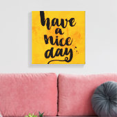 良い一日を過ごす キャンバスプリント (インサイチュ (リビング))