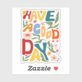 良い一日を過ごす シール (シート)