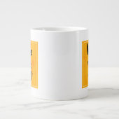 良い一日を過ごす ジャンボコーヒーマグカップ (正面)