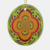 良い一日を過ごす セラミックオーナメント (左)