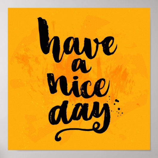 良い一日を過ごす ポスター (正面)