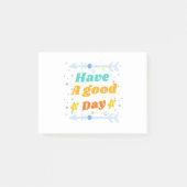 良い一日を過ごす ポストイット (正面)