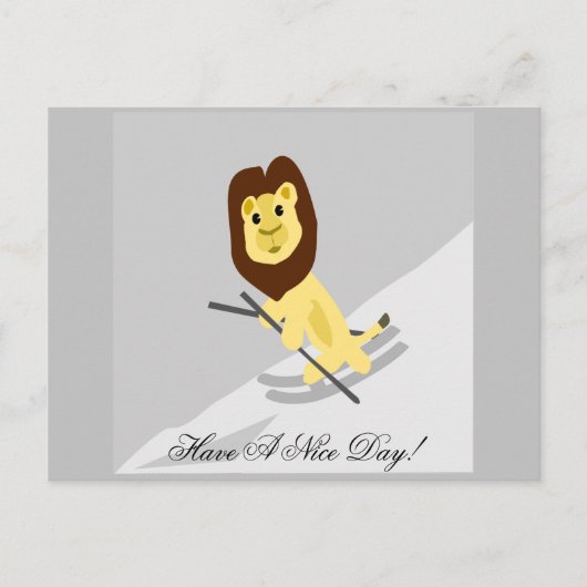 良い一日を過ごす ポストカード (正面)