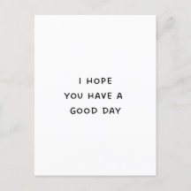 良い一日を過ごす