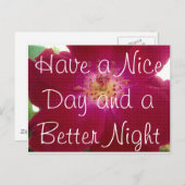 良い一日を過ごす ポストカード (正面/裏面)