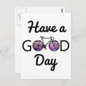 良い一日を過ごす ポストカード (正面/裏面)