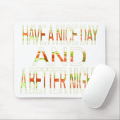 良い一日を過ごす マウスパッド (マウス)