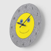 良い一日を過ごす ラージ壁時計 (傾斜)