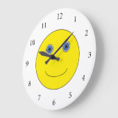 良い一日を過ごす ラージ壁時計 (傾斜)