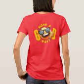良い一日を過ごす | レディース Tシャツ (裏面)