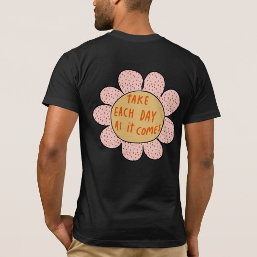 良い一日を過ごす Tシャツ (裏面)