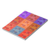 良い一日を & より良い夜 ポップアート プリント ノートパッド (回転)