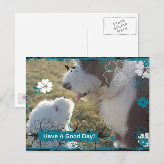 良い一日を！ ポストカード (正面/裏面)