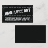 良い一日を! 名刺 (正面/裏面)