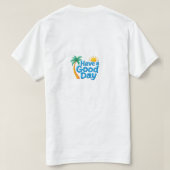 良い一日を Tシャツ (デザイン裏面)