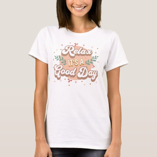 良い一日を Tシャツ (正面)