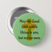 良い主が好きになるかもしれない – アイルランドの引用文 缶バッジ (正面&裏面)