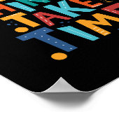 良い事は時間のインスピレーションを受ける ポスター (角)