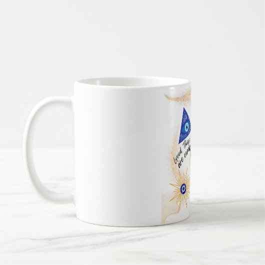良い事は良い事来だ コーヒーマグカップ (左)