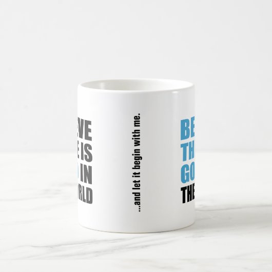 良い事感動的だ | やる気を起こさせる コーヒーマグカップ (中央)