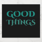 良い事 スパークリングワインラベル (シングルラベル)