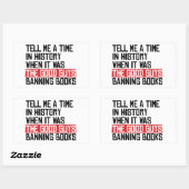 良い人が本を禁止していた時期を教えて 長方形シール (シート)