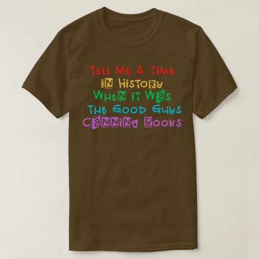 良い人だった時代を歴史の中で教えてくれ Tシャツ (デザイン正面)