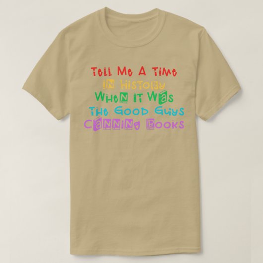良い人だった時代を歴史の中で教えてくれ Tシャツ (デザイン正面)