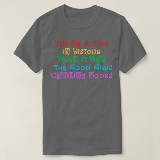 良い人だった時代を歴史の中で教えてくれ Tシャツ (デザイン正面)